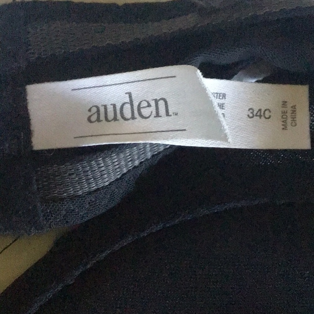 Auden Strapless Bra, Lightly Lined, Black, 34C